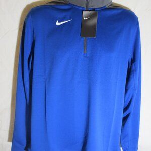 Nike Men's Dri-Fit Quarter-Zip L/S Pullover - DH3410 - Royal Blue - Medium - NWT
